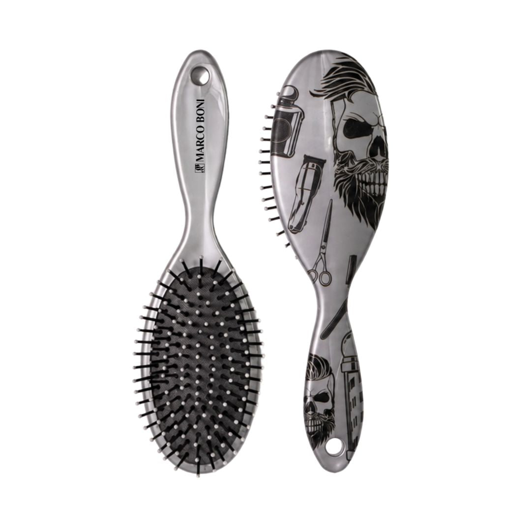 Skull Collection Oval Brush For Men