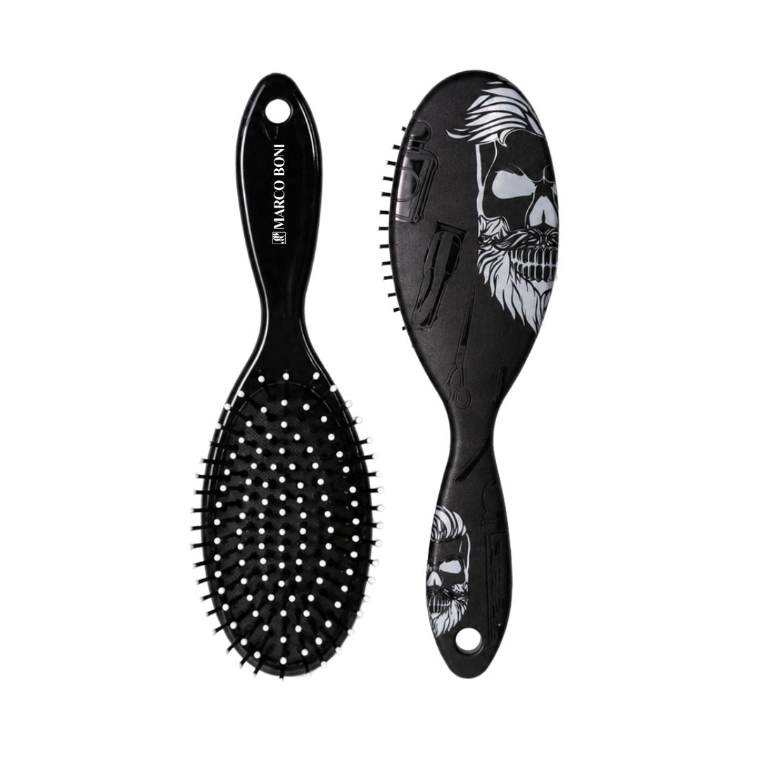 Skull Collection Oval Brush For Men