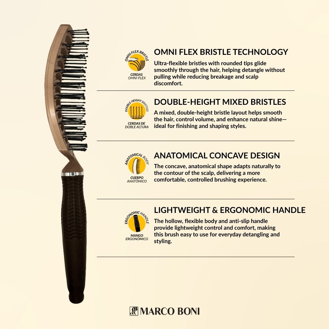 Kaddi Flex Vented Paddle Brush