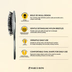 Skull Collection Oval Brush For Men