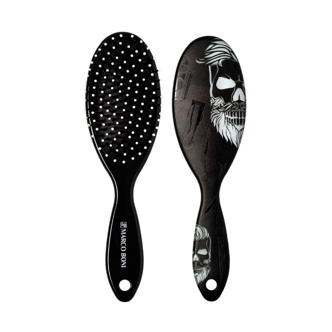 Skull Collection Oval Brush For Men