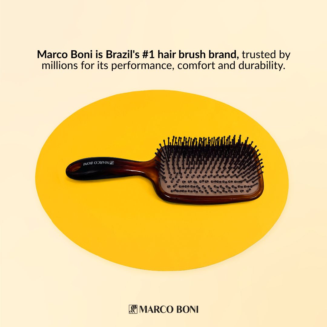 Tortoise Medium Paddle Brush