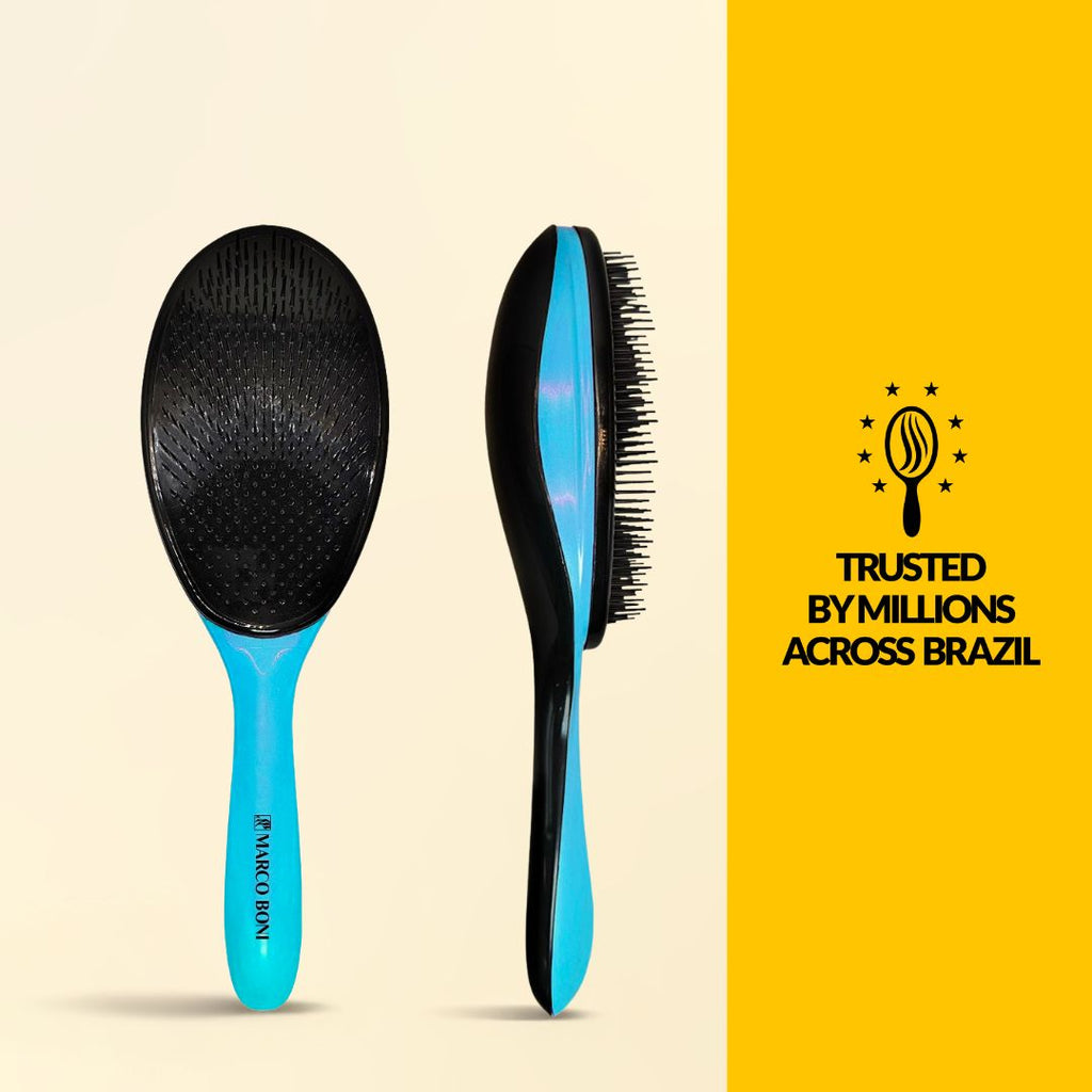 Hair Free Detangling Brush Paradise Blue