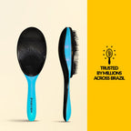 Hair Free Detangling Brush Paradise Blue