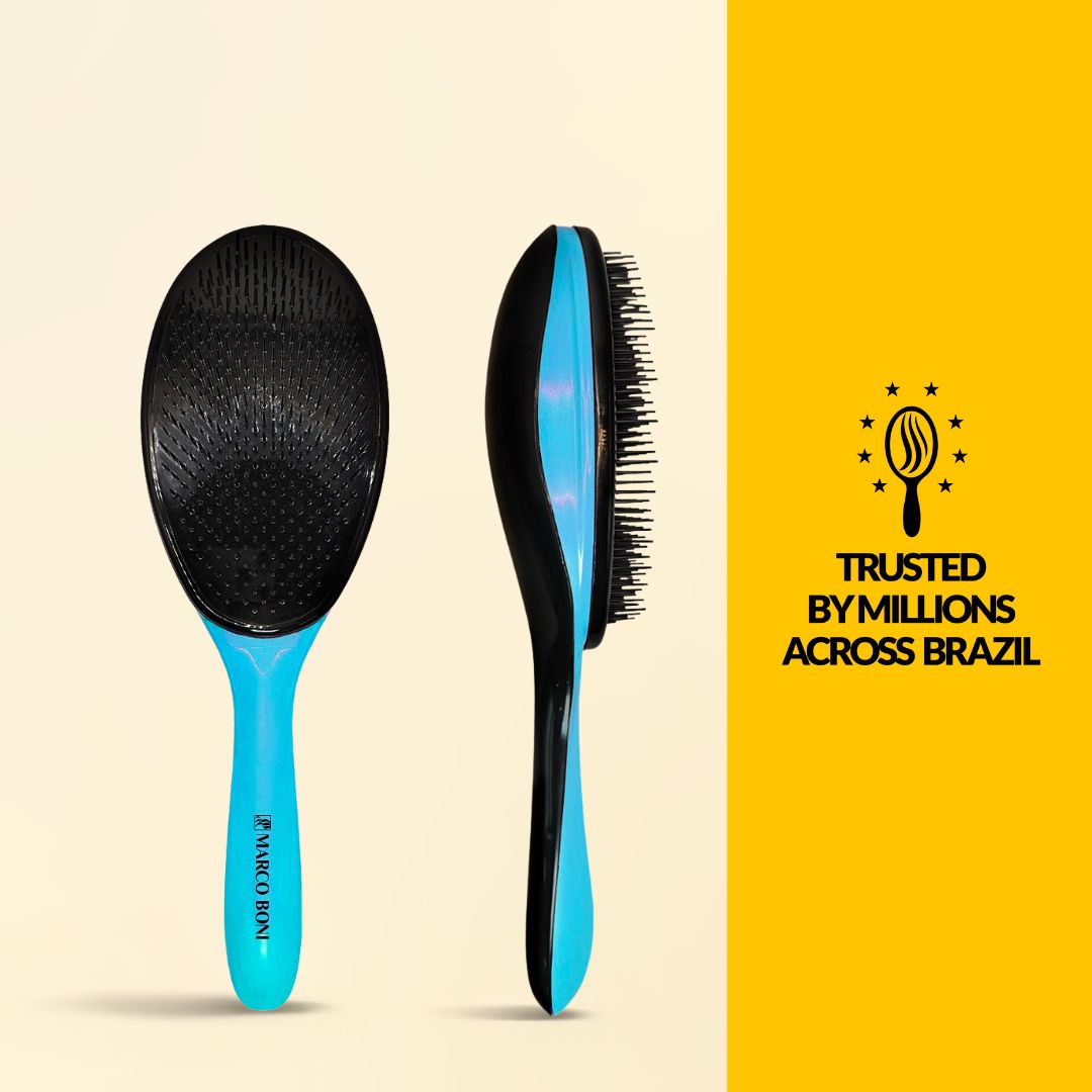 Hair Free Detangling Brush Paradise Blue