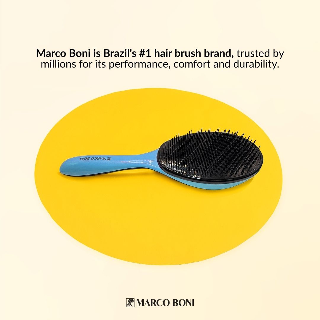 Hair Free Detangling Brush Paradise Blue