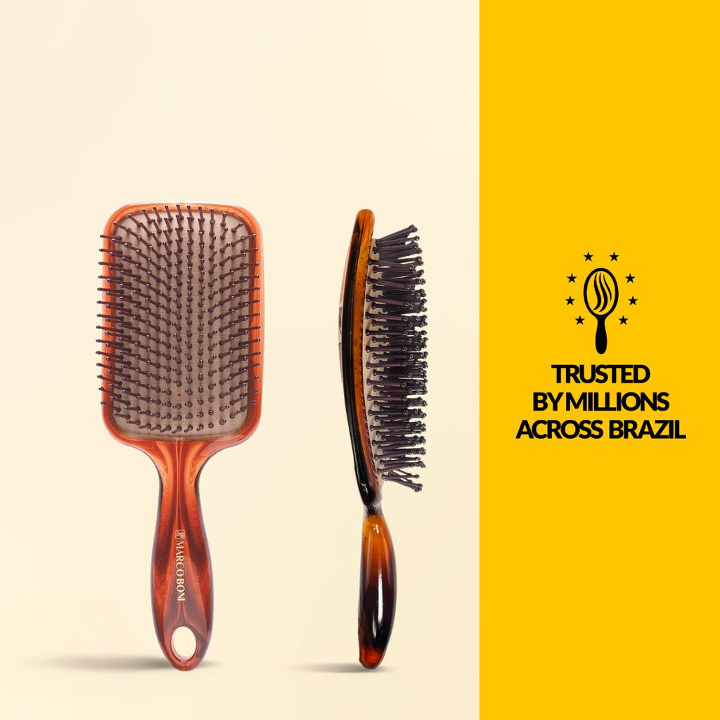 Tortoise Medium Paddle Brush