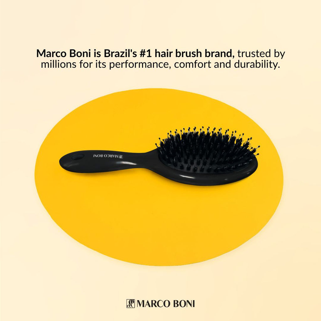 Essential Colletion Oval Brush Onyx Black
