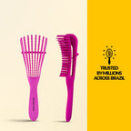 Octopus Curl Detangling Brush Pitaya Pink