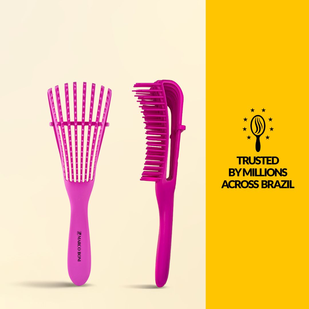 Octopus Curl Detangling Brush Pitaya Pink