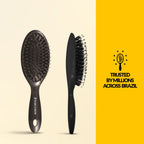 Essential Colletion Oval Brush Onyx Black