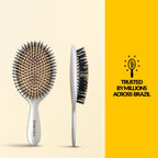 Athena Oval Extra Large Brush Pearl White