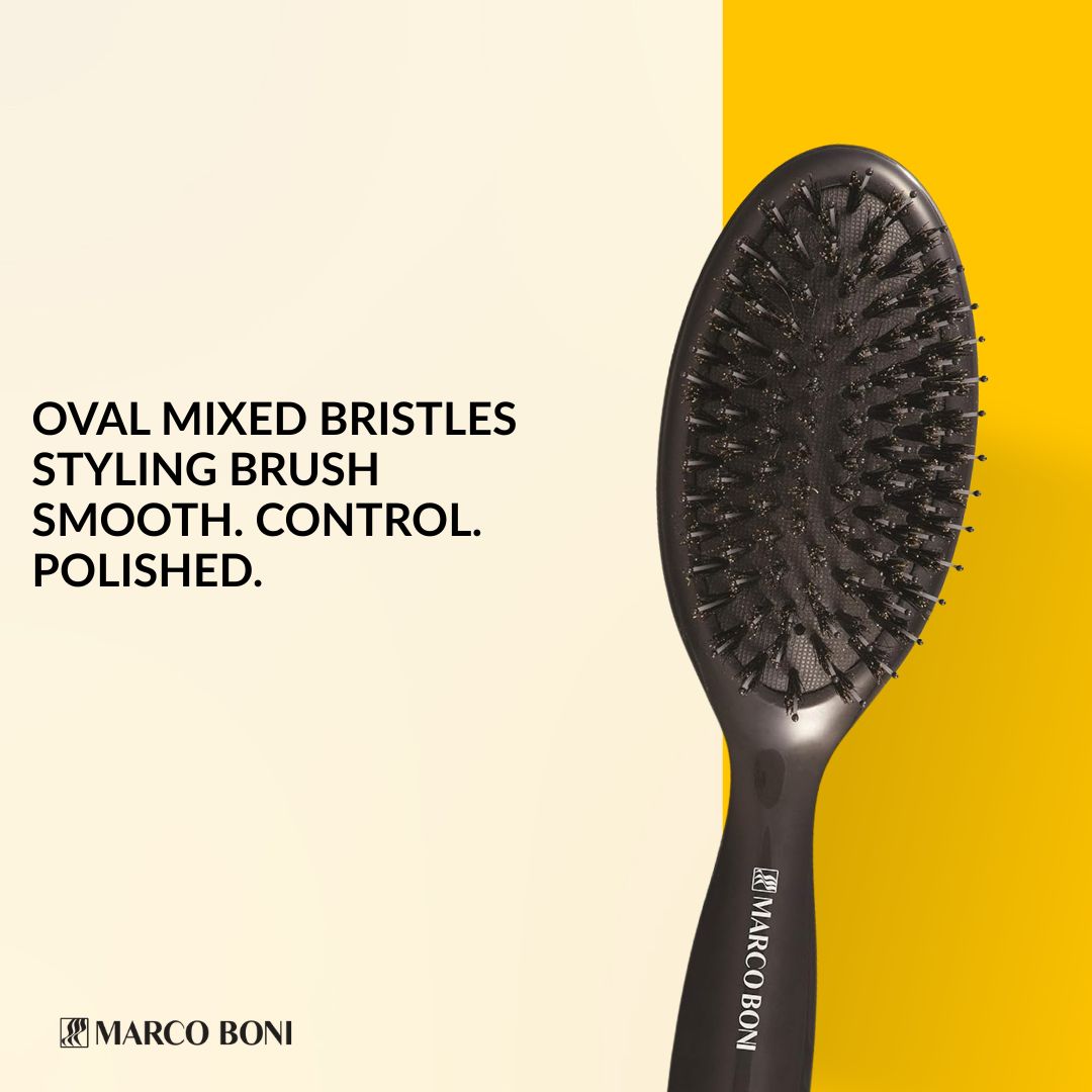 Essential Colletion Oval Brush Onyx Black