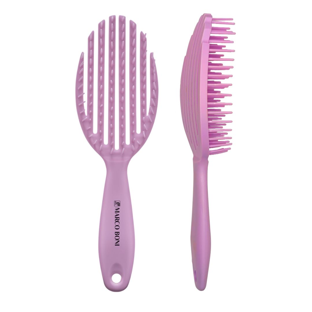 Tiers Oval Detangling Brush Aurora Rosa