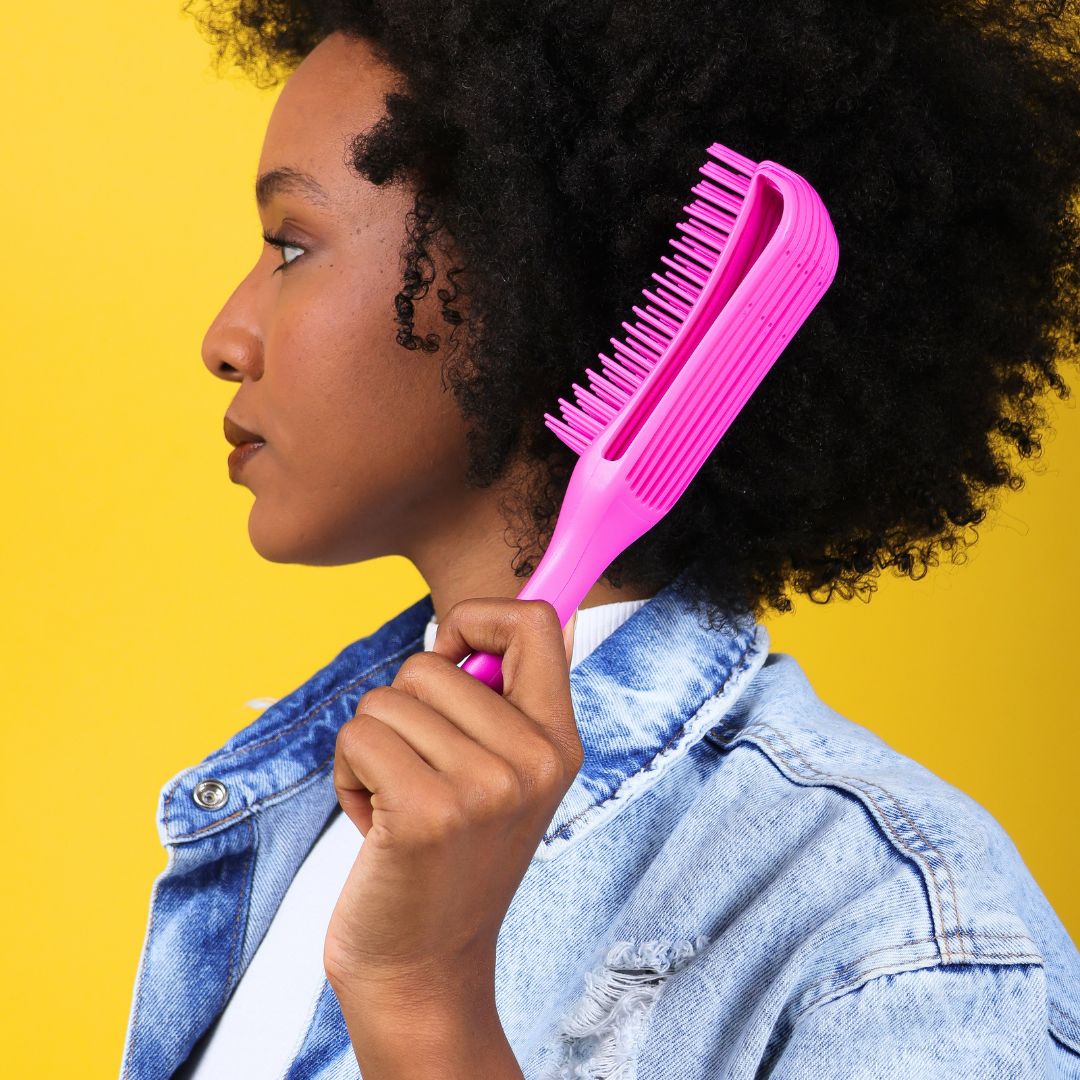 Octopus Curl Detangling Brush Pitaya Pink