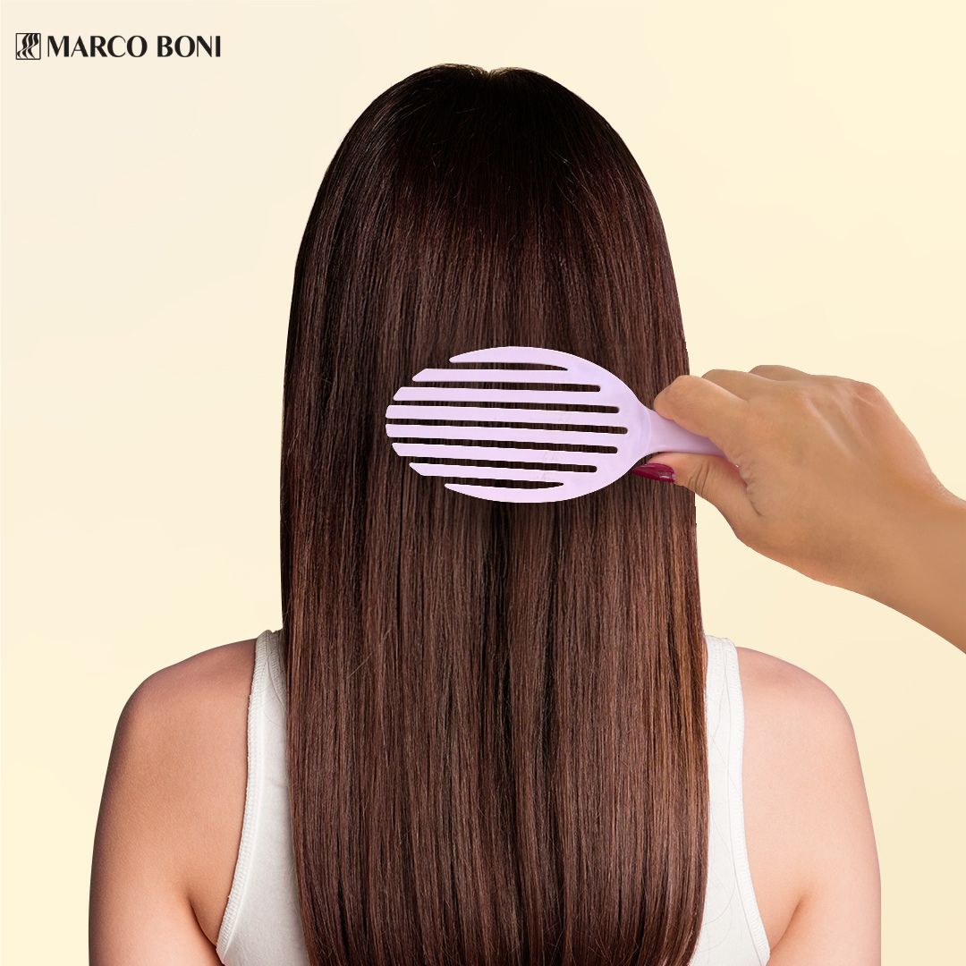 Tiers Oval Detangling Brush Soft Amethist